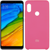 Чехол Soft Case для Xiaomi Redmi Note 5 Pro Ярко Малиновый