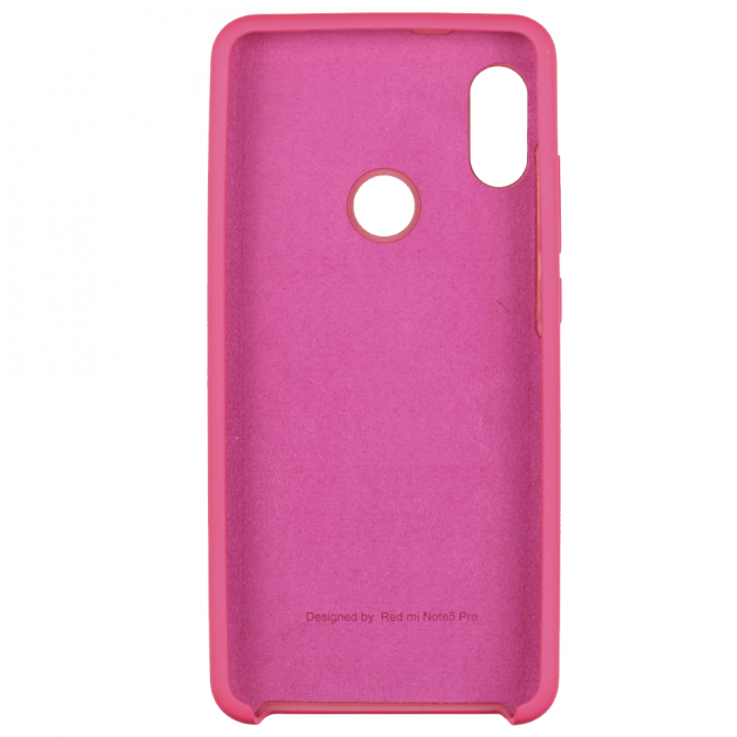 Чехол Soft Case для Xiaomi Redmi Note 5 Pro Ярко Малиновый-2