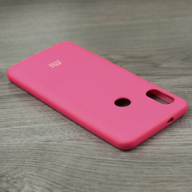 Чехол Soft Case для Xiaomi Redmi Note 5 Pro Ярко Малиновый-4