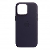Чехол  Leather Case для iPhone 14 Pro Max Midnight Blue Чехол  Leather Case для iPhone 14 Pro Max Midnight Blue