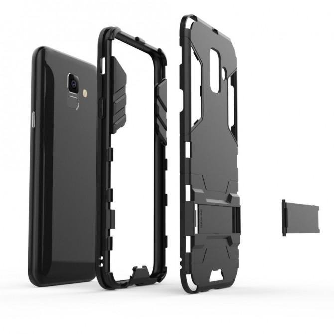 Чохол HONOR Hard Defence Series для Samsung A605 Galaxy A6 Plus 2018 Чорний-3