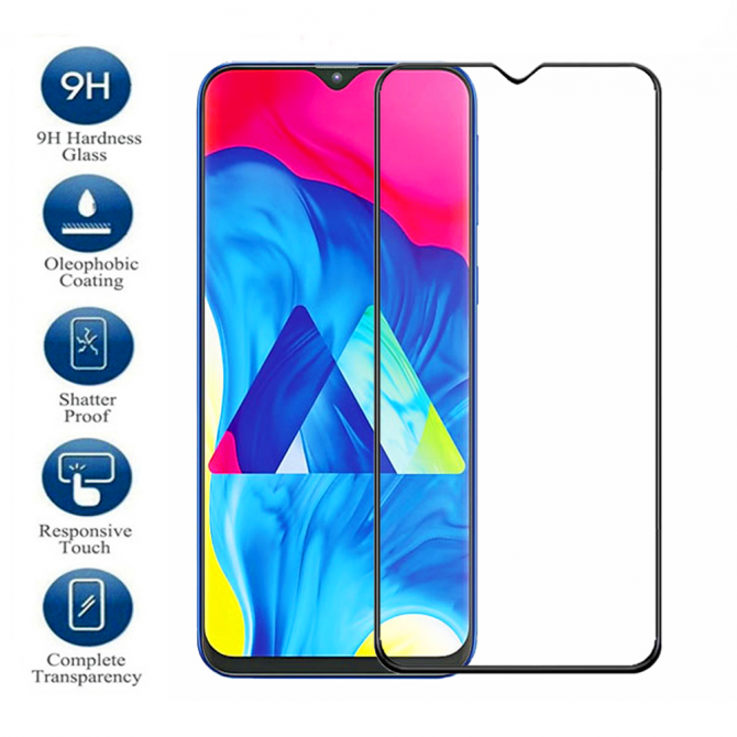 Защитное стекло для SAMSUNG M205 Galaxy M20 (2019) Full Glue (0.3 мм, 2.5D, чёрное)-1