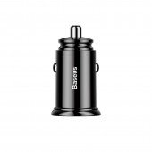 АЗУ 2USB Baseus Circular Plastic (30W) Black АЗУ 2USB Baseus Circular Plastic (30W) Black