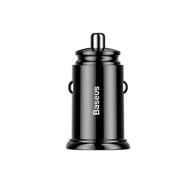 АЗУ 2USB Baseus Circular Plastic (30W) Black