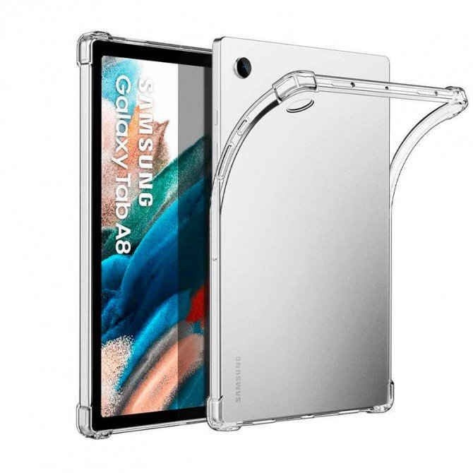 Чохол-накладка TPU Epik з посиленими кутами для Samsung Galaxy Tab A8 10.5" (2021) Прозорий