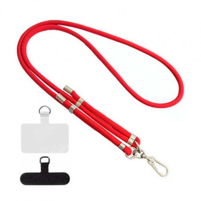Шнурок для телефону (8mm) 150см (Red)