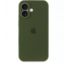 Силиконовый чехол для iPhone 17 Army Green FULL Силиконовый чехол для iPhone 17 Army Green FULL
