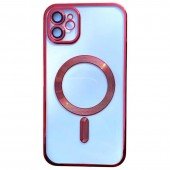 Силіконовий чохол SHINING with MagSafe для iPhone 11 Червоний Силіконовий чохол SHINING with MagSafe для iPhone 11 Червоний