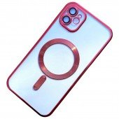 Силіконовий чохол SHINING with MagSafe для iPhone 11 Червоний Силіконовий чохол SHINING with MagSafe для iPhone 11 Червоний