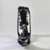 Браслет для Xiaomi Band 5/6 Caterpillar design Blue/White Браслет для Xiaomi Band 5/6 Caterpillar design Blue/White