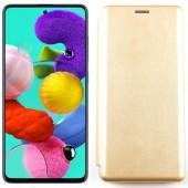 Чехол книжка U-Like Best для Samsung A515 Galaxy A51 Gold