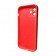 Чехол AG Glass Matt Frame Color MagSafe Logo for Apple iPhone 12 Cola Red