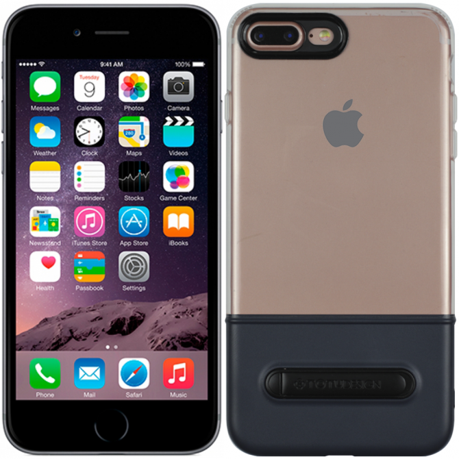 Чехол TOTU Design Crystal Color series для iPhone 7/8 Plus Blue