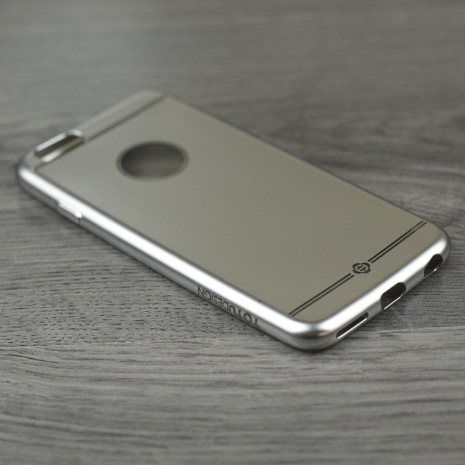 Чехол TOTU Design Soft series transparent frosted version для iPhone 6/6s Silver-2