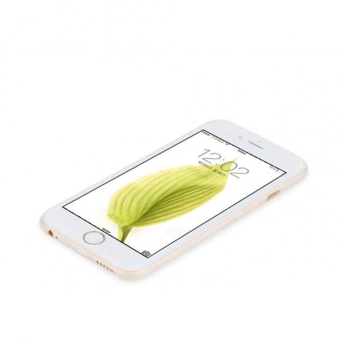 Чехол TOTU Design Soft series transparent frosted version для iPhone 6/6s Gold-2