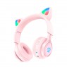 Навушники Hoco W39 Cat ear Pink