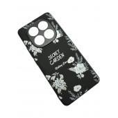 Чехол TPU+PC Soft Secret Garden для Xiaomi Redmi Note 14 Pro 4G Black