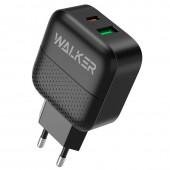 МЗП 1USB + Type-C WALKER WH-37 PD+QC3.0 3.4A/18W Black