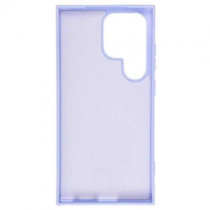 Силіконовий чохол Soft для Samsung Galaxy S24 Ultra Лавандовий FULL-1