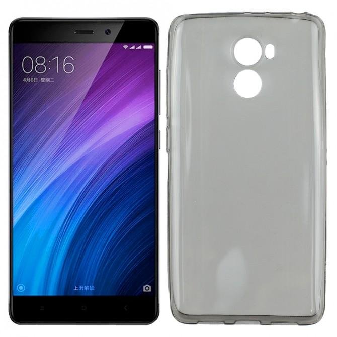 Чехол Ultra Thin Silicone Remax 0.2 mm для Xiaomi Redmi 4 Чёрный