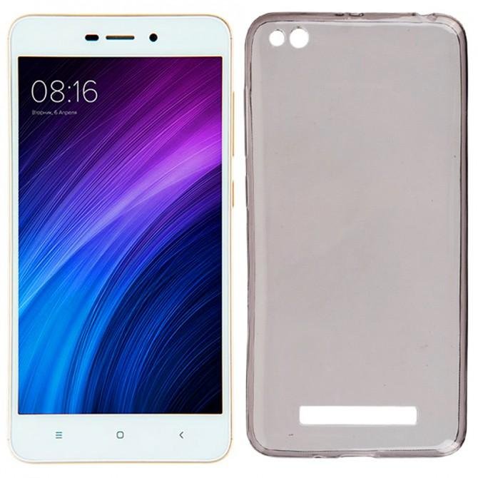 Чехол Ultra Thin Silicone Remax 0.2 mm для Xiaomi Redmi 4a Чёрный