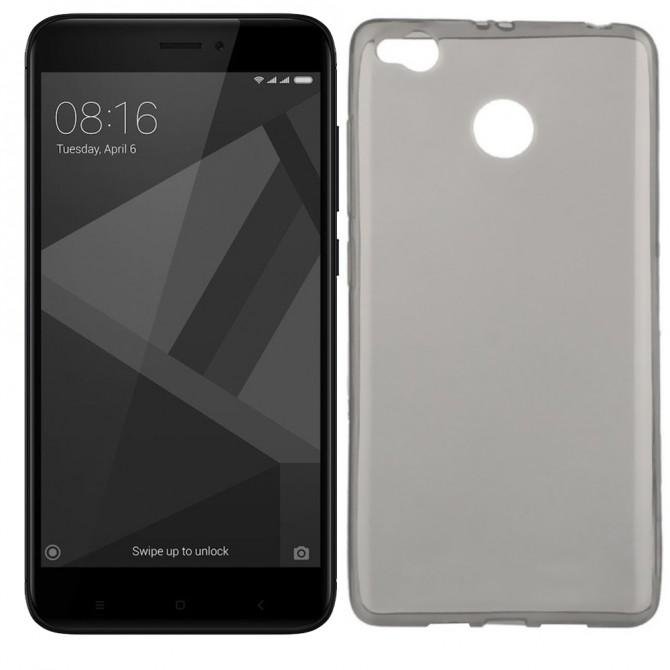Чехол Ultra Thin Silicone Remax 0.2 mm для Xiaomi Redmi 4x Чёрный