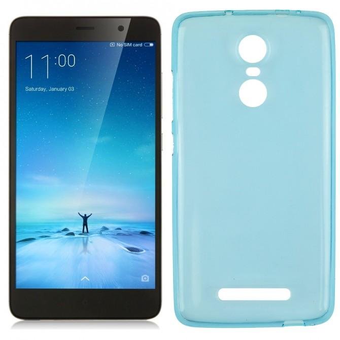 Чехол Ultra Thin Silicone Remax 0.2 mm для Xiaomi Redmi Note 3 Blue