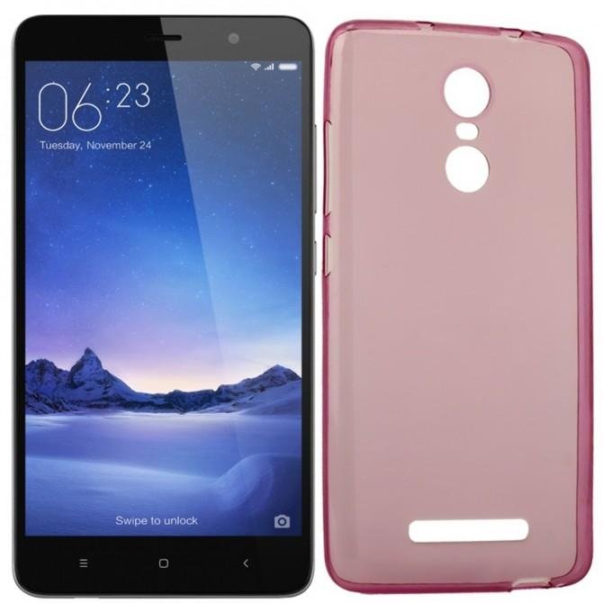 Чехол Ultra Thin Silicone Remax 0.2 mm для Xiaomi Redmi Note 3 Pink