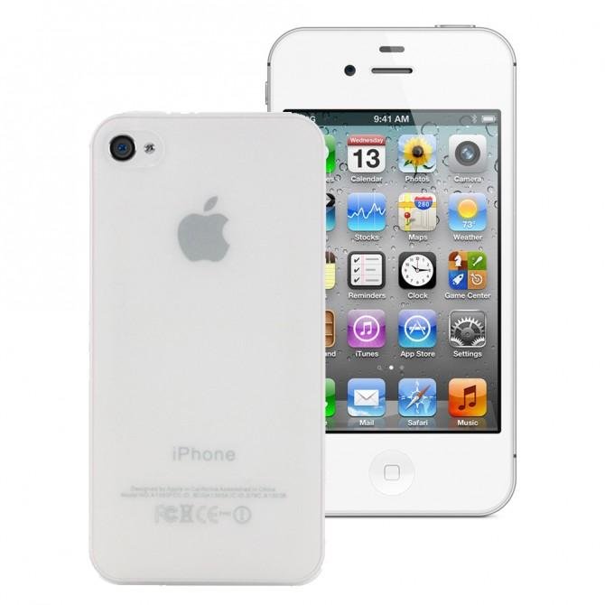 Чохол Ultra-thin 0.3 для iPhone 4 Прозорий-3