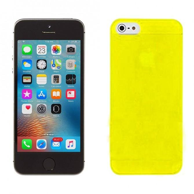 Чохол Ultra-thin 0.3 для iPhone 5/5s Жовтий