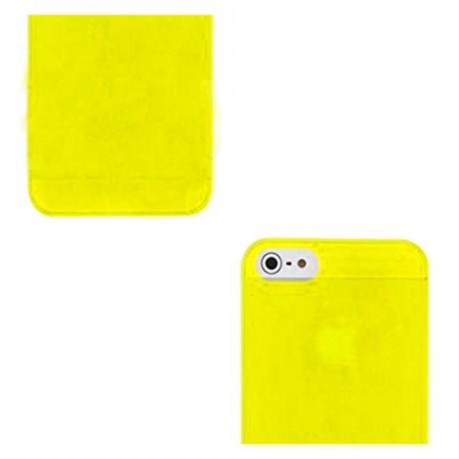 Чохол Ultra-thin 0.3 для iPhone 5/5s Жовтий-3