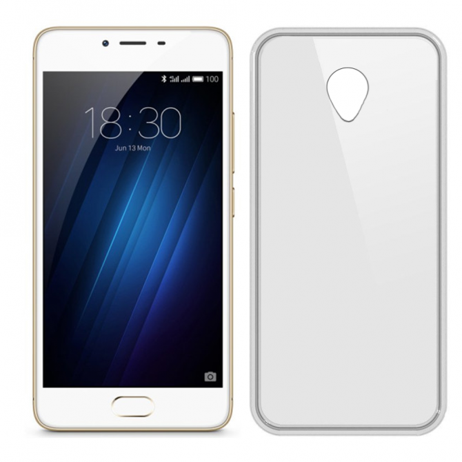 Чехол Ultra-thin 0.3 для Meizu M3/M3S Прозрачный