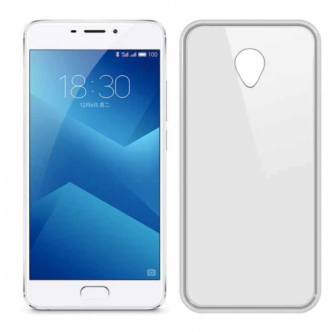 Чехол Ultra-thin 0.3 для Meizu M5 Прозрачный