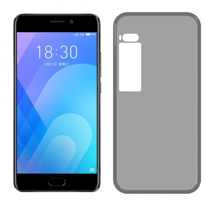 Чехол Ultra-thin 0.3 для Meizu Pro 7 Чёрный