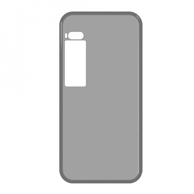 Чехол Ultra-thin 0.3 для Meizu Pro 7 Чёрный-1