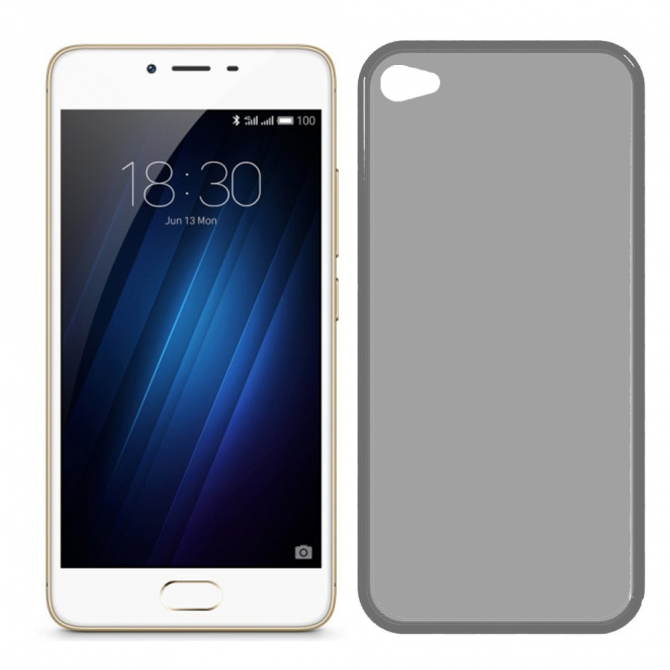 Чохол Ultra-thin 0.3 для Meizu U20 Чорний