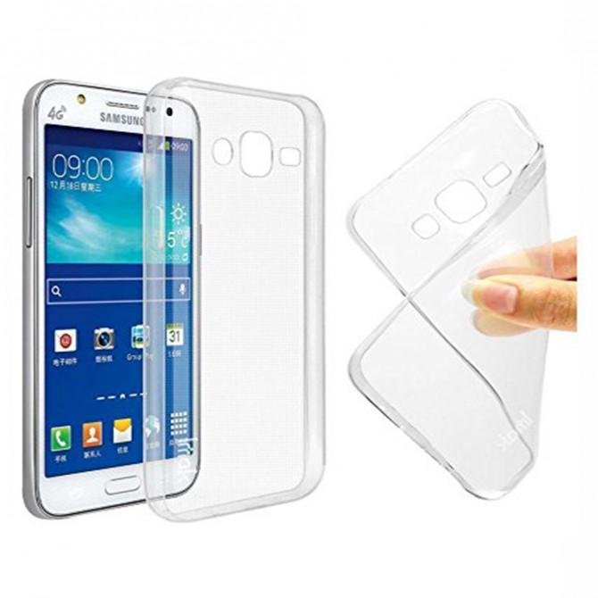 Чехол Ultra-thin 0.3 для Samsung J300/J3 Прозрачный-1