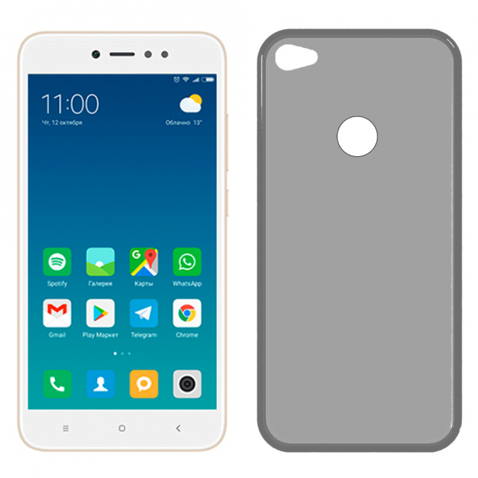 Чохол Ultra-thin 0.3 для Xiaomi Redmi Note 5a Prime Чорний