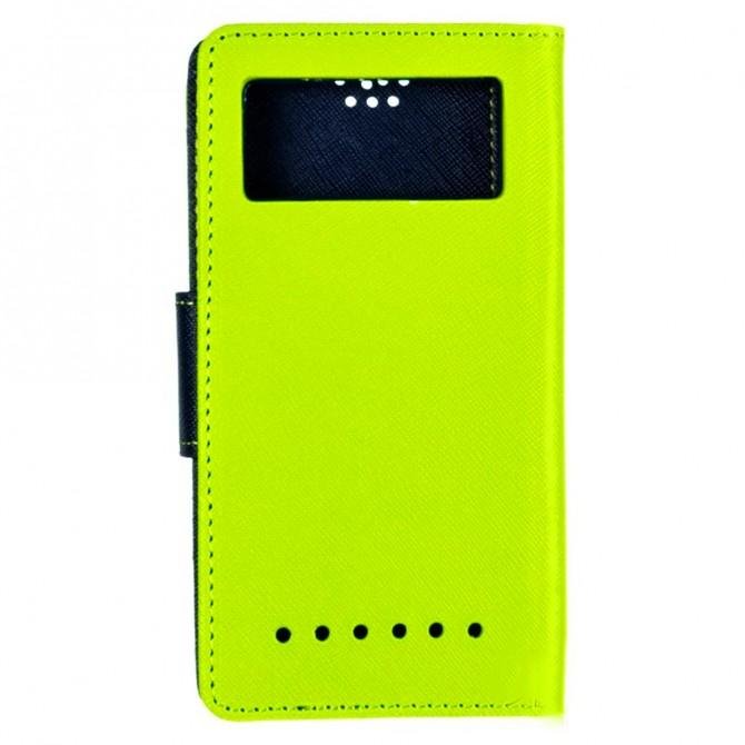 Чехол книжка Goospery Universal Mercury 4.7" Green (L)-2