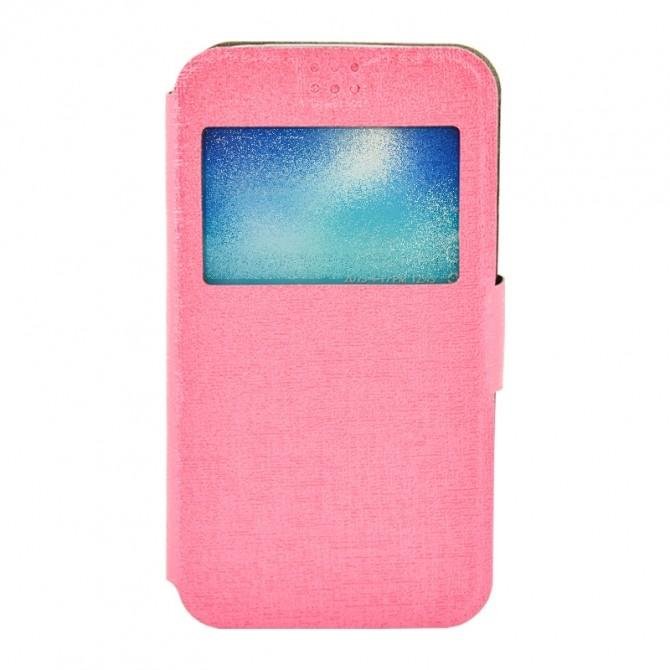 Чохол книжка Universal Mobiking Spring 5,0" Рожевий-1