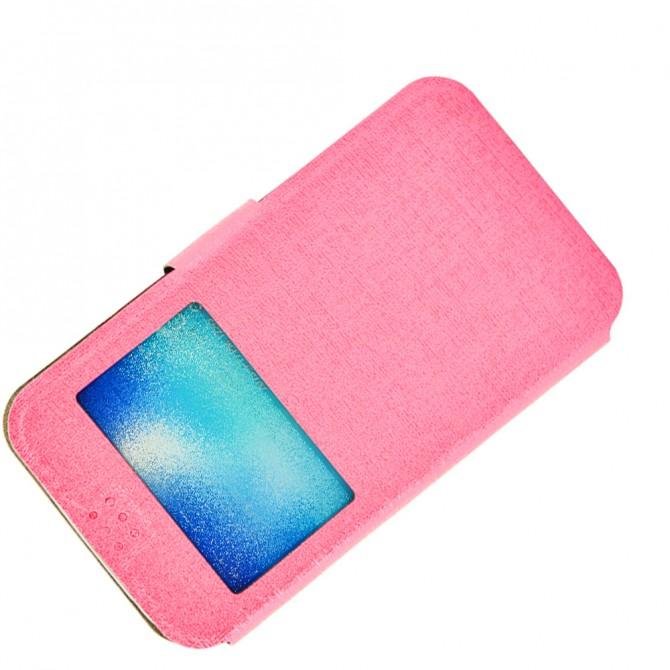 Чохол книжка Universal Mobiking Spring 5,0" Рожевий-3