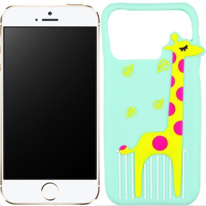 Чехол Universal Disney для iPhone 5.5" Giraffe Light Blue
