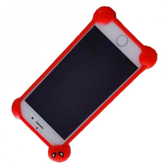 Чохол Universal Soft Touch Bumper Червоний Spiderman-2