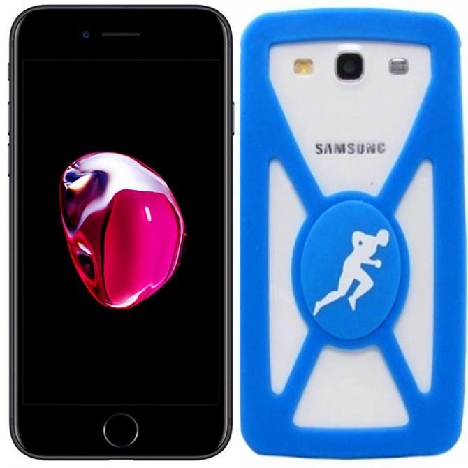 Чехол Universal Soft Touch Bumper Sport 4.0"-4.3" Blue (5)