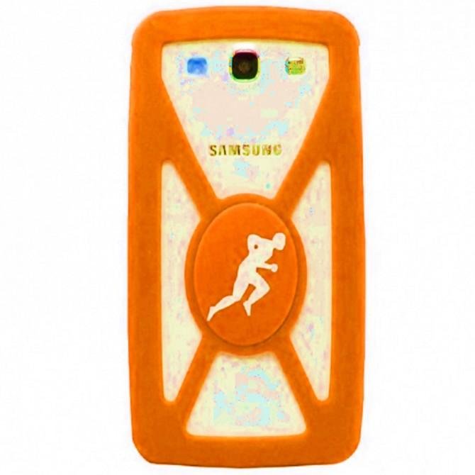 Чехол Universal Soft Touch Bumper Sport 4.0"-4.3" Orange (5)-1