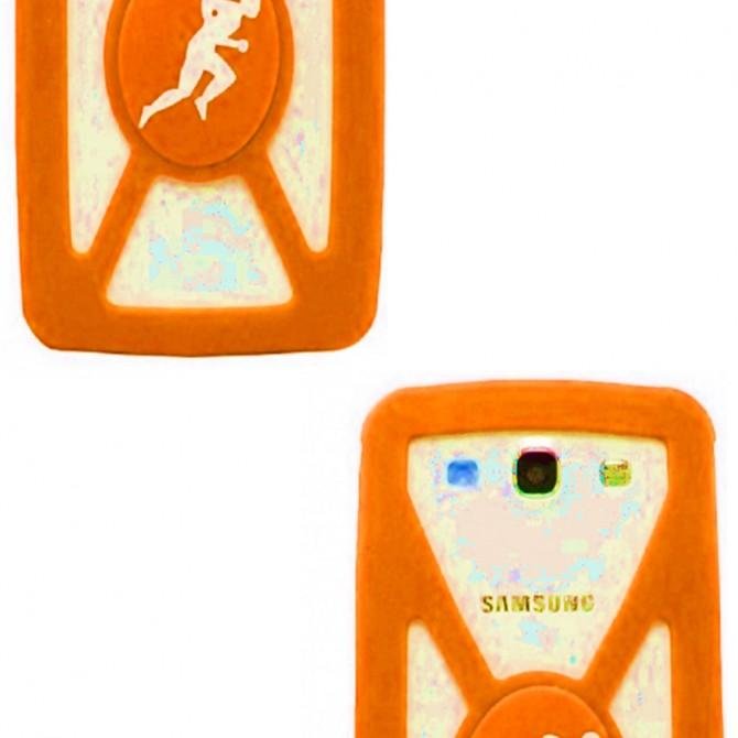 Чехол Universal Soft Touch Bumper Sport 4.0"-4.3" Orange (5)-3