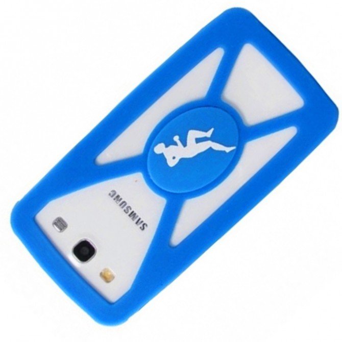 Чохол Universal Soft Touch Bumper Sport 4.5"-4.7" Синій (3)-2