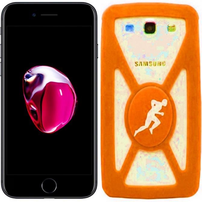 Чохол Universal Soft Touch Bumper Sport 4.5"-4.7" Помаранчевий (3)