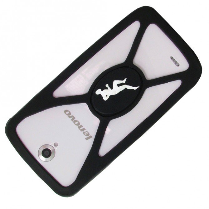 Чехол Universal Soft Touch Bumper Sport 5.5"-5.8" Чёрный (1)-2