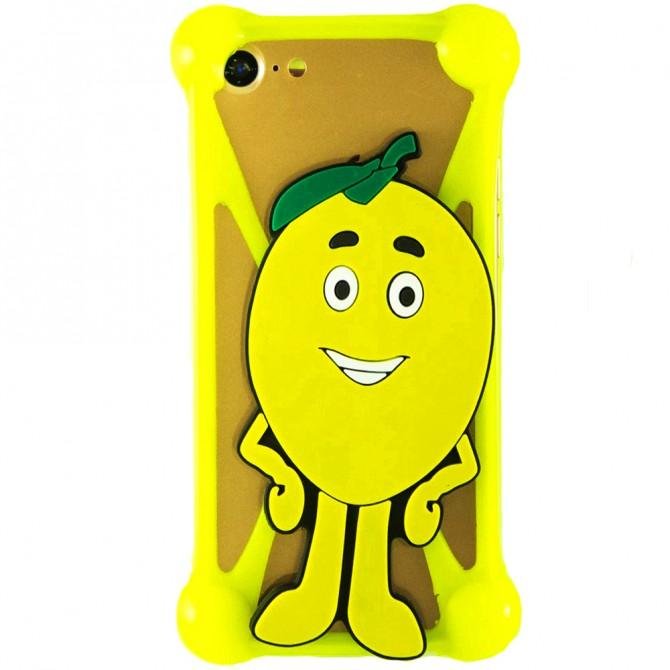 Чохол Universal Soft Touch Cover Lemon Жовтий-1